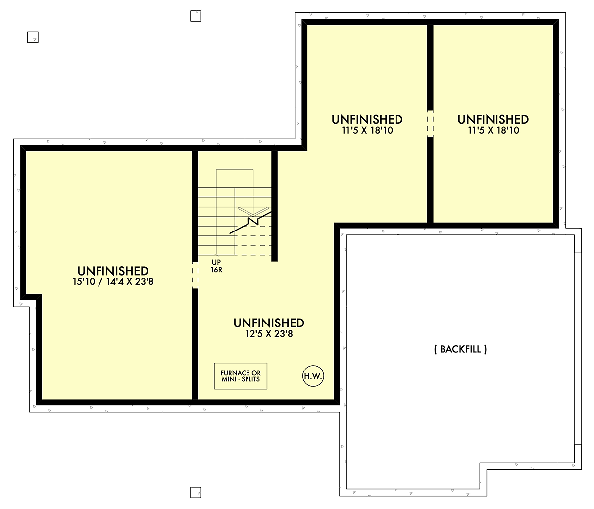 House Plan 42903 Lower Level