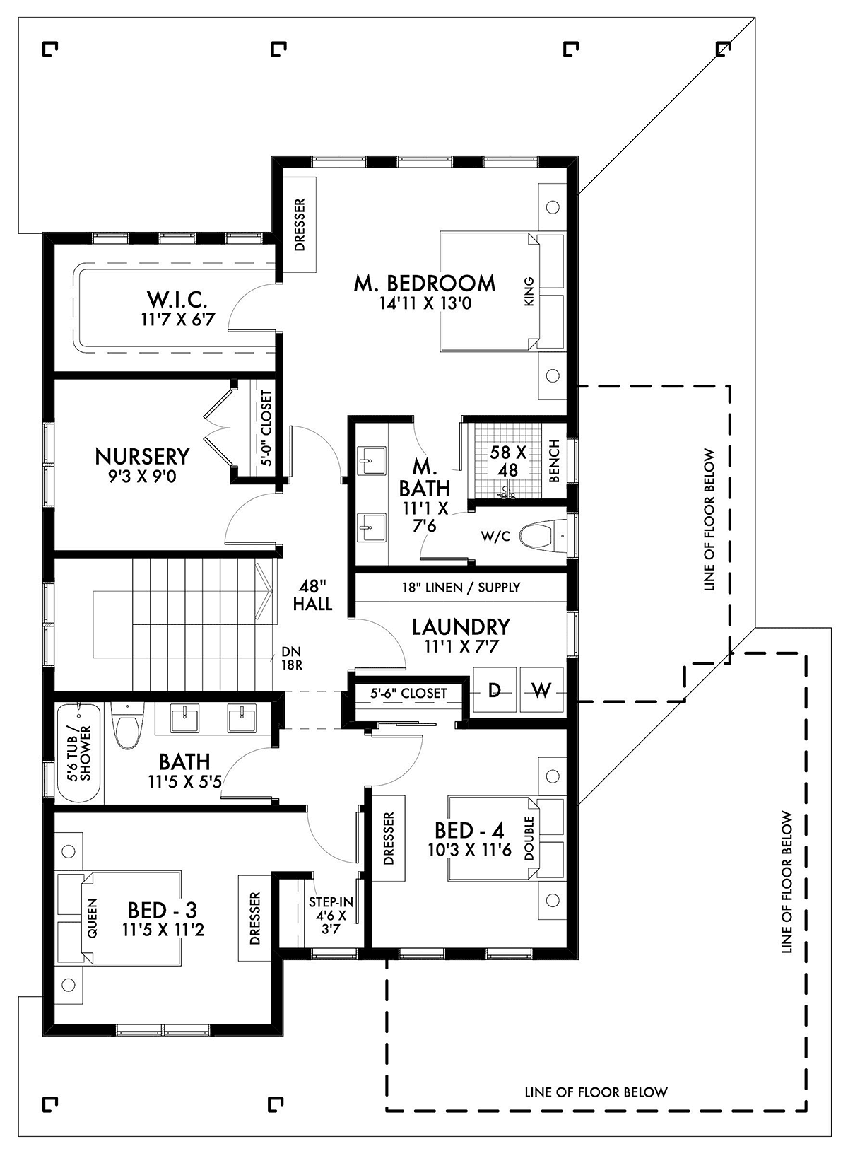 House Plan 42904 Level Two