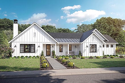 Plan 42947 - 1600 Square Feet