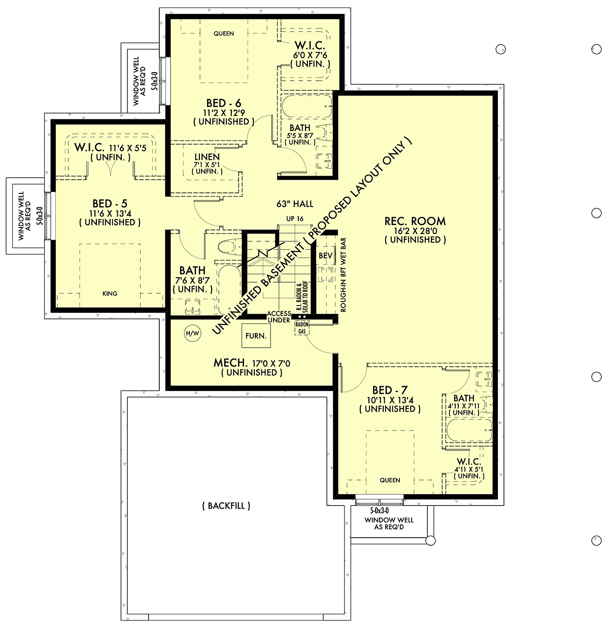 House Plan 42952 Lower Level