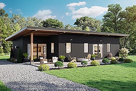 Plan 42954 - 1232 Square Feet