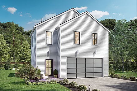 Plan 42962 - 795 Square Feet
