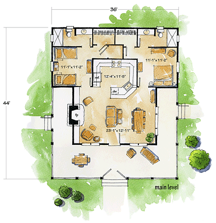 First Level Plan