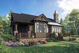 Plan 43204 - 681 Square Feet