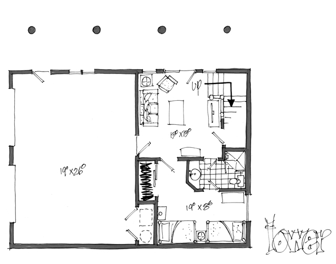 Plan 43217 | Log Style with 3 Bed, 3 Bath, 2 Car Garage