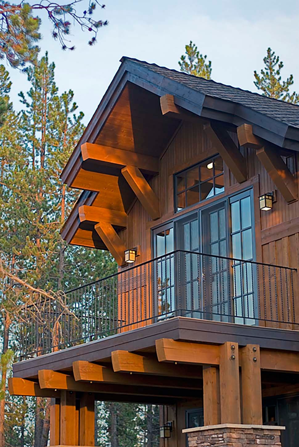 Craftsman, Modern, Prairie Style, Tuscan Plan with 3738 Sq. Ft., 4 Bedrooms, 5 Bathrooms, 3 Car Garage Picture 5