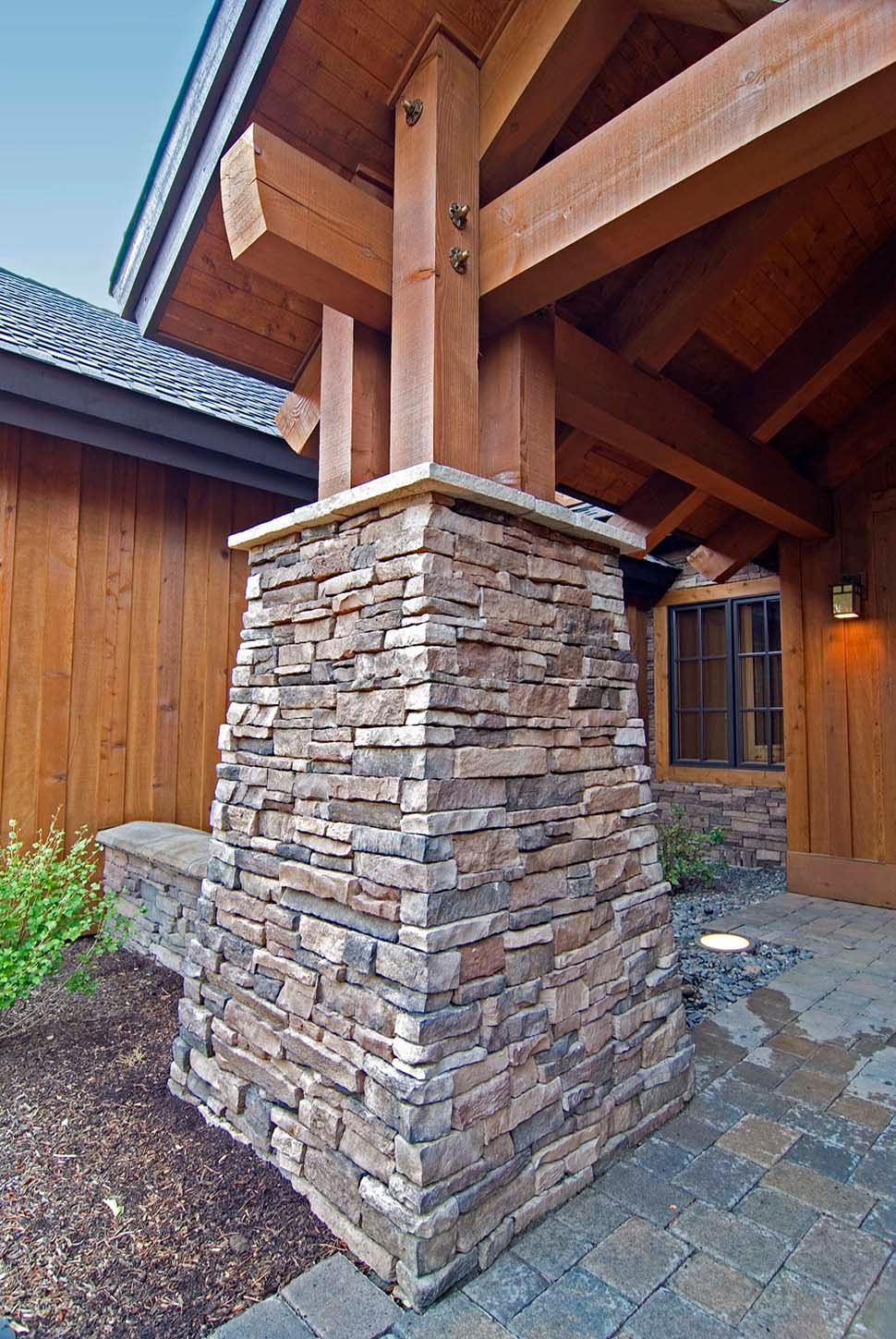 Craftsman, Modern, Prairie Style, Tuscan Plan with 3738 Sq. Ft., 4 Bedrooms, 5 Bathrooms, 3 Car Garage Picture 9