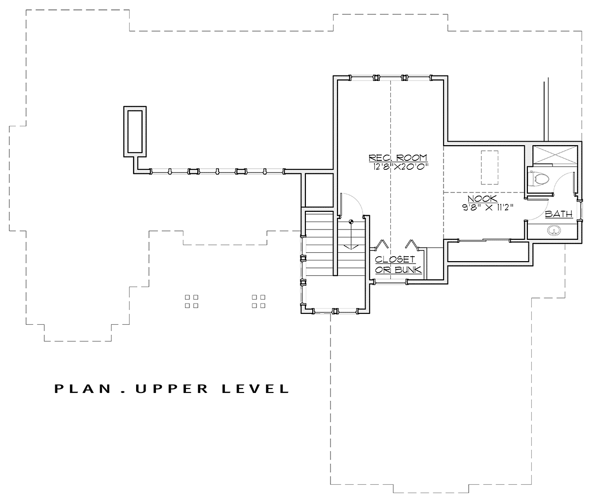 House Plan 43328 Level Two