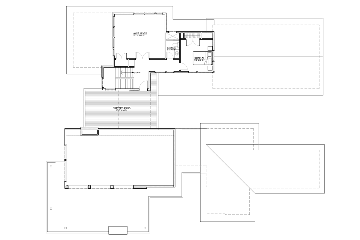 House Plan 43338 Level Two