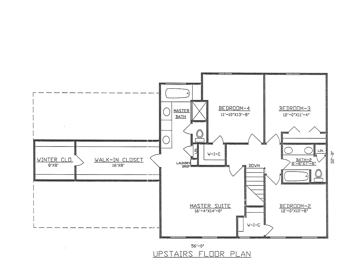 House Plan 43423 Level Two
