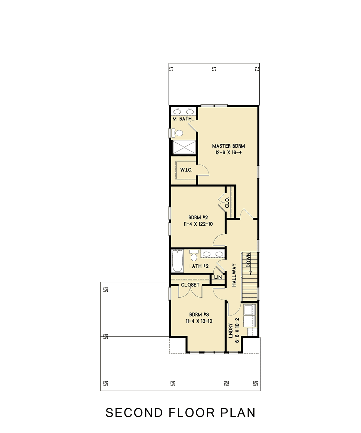 House Plan 43501 Level Two