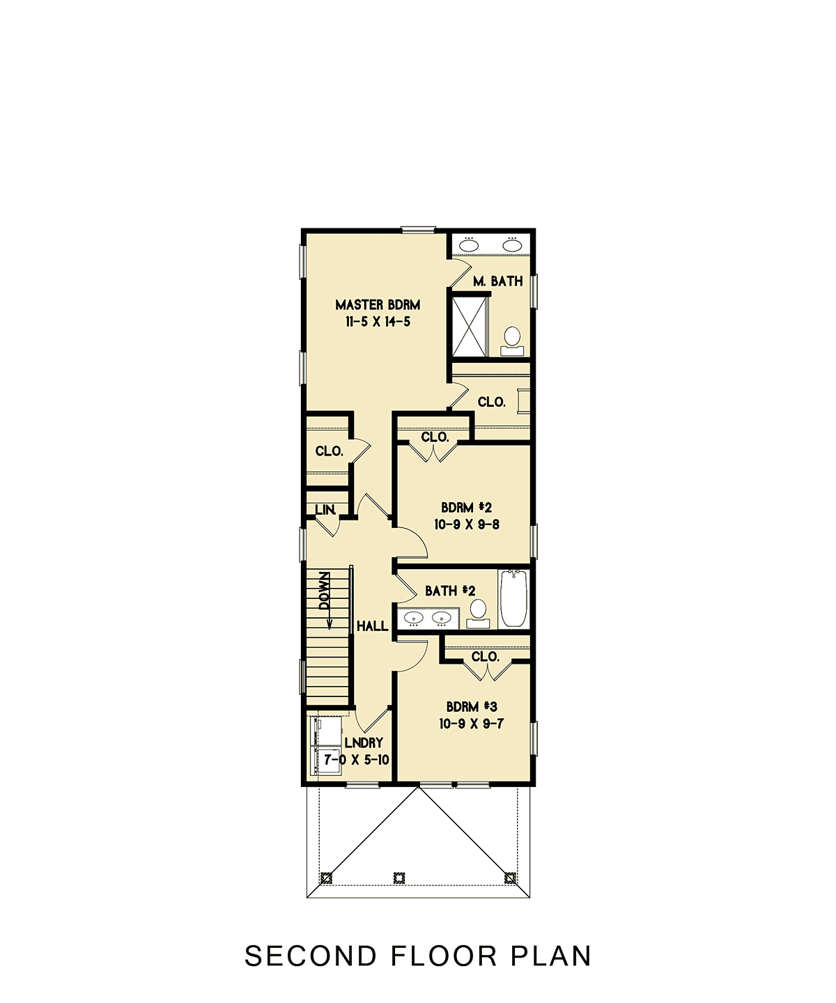 House Plan 43502 Level Two