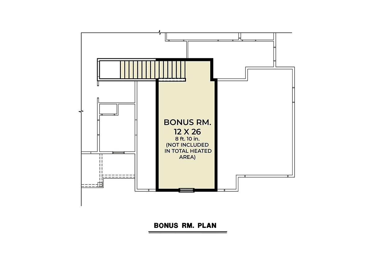 House Plan 43624 Level Two