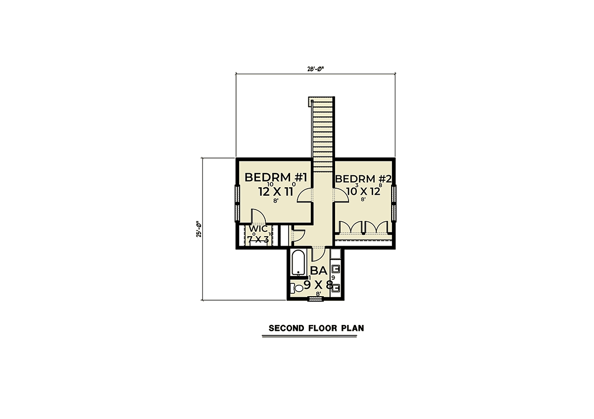 House Plan 43659 Level Two