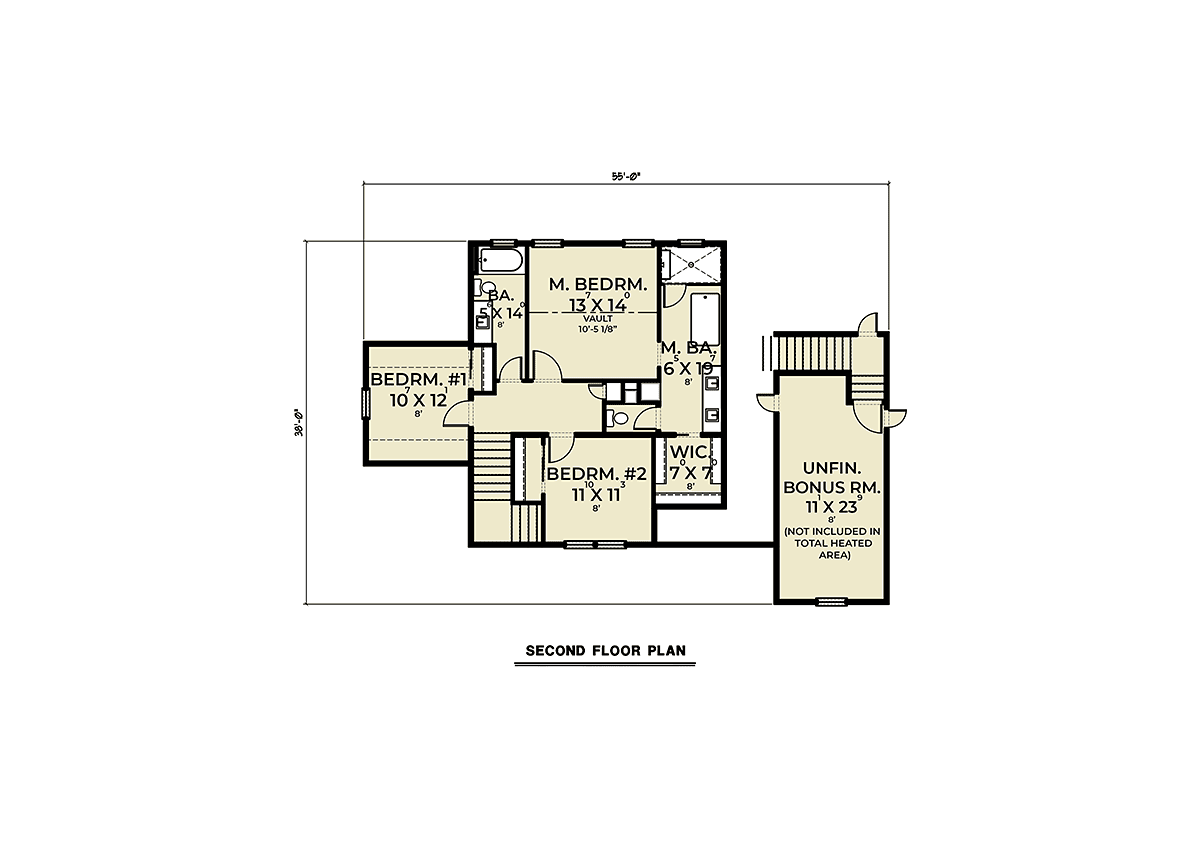 House Plan 43663 Level Two