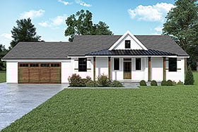 Plan 43666 - 1248 Square Feet