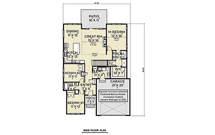 First Level Plan
