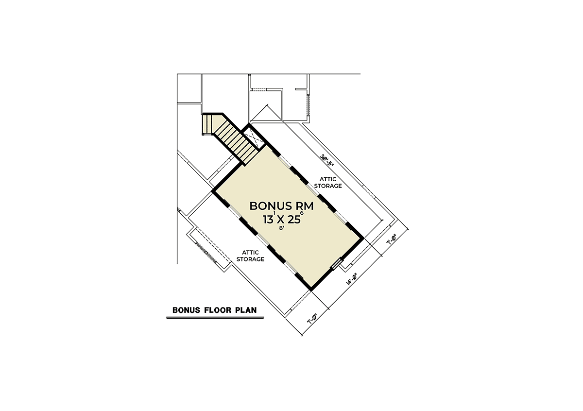 House Plan 43683 Level Two