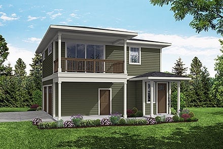 Plan 43705 - 998 Square Feet