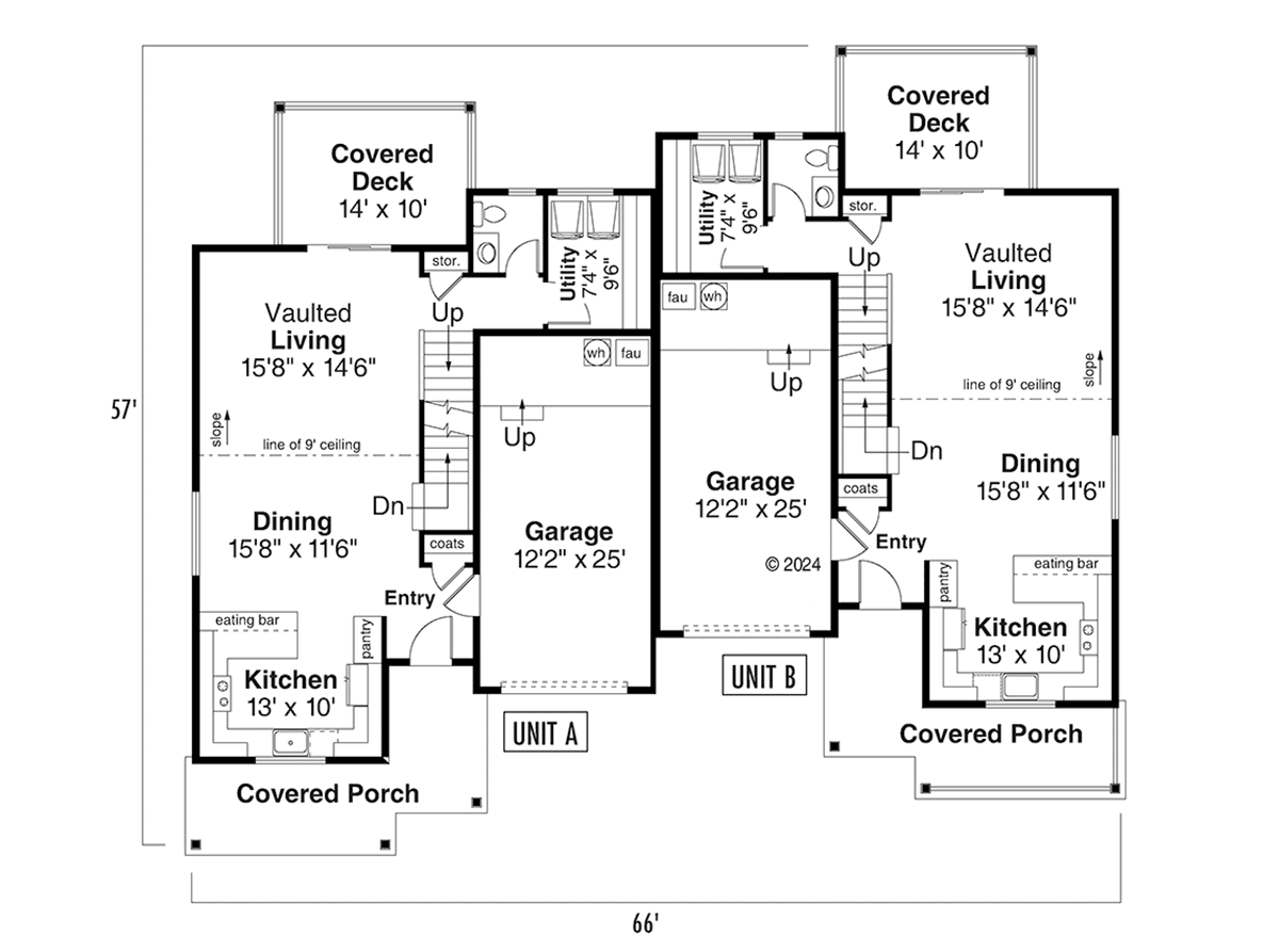 Multi-Family Plan 43769 Level One
