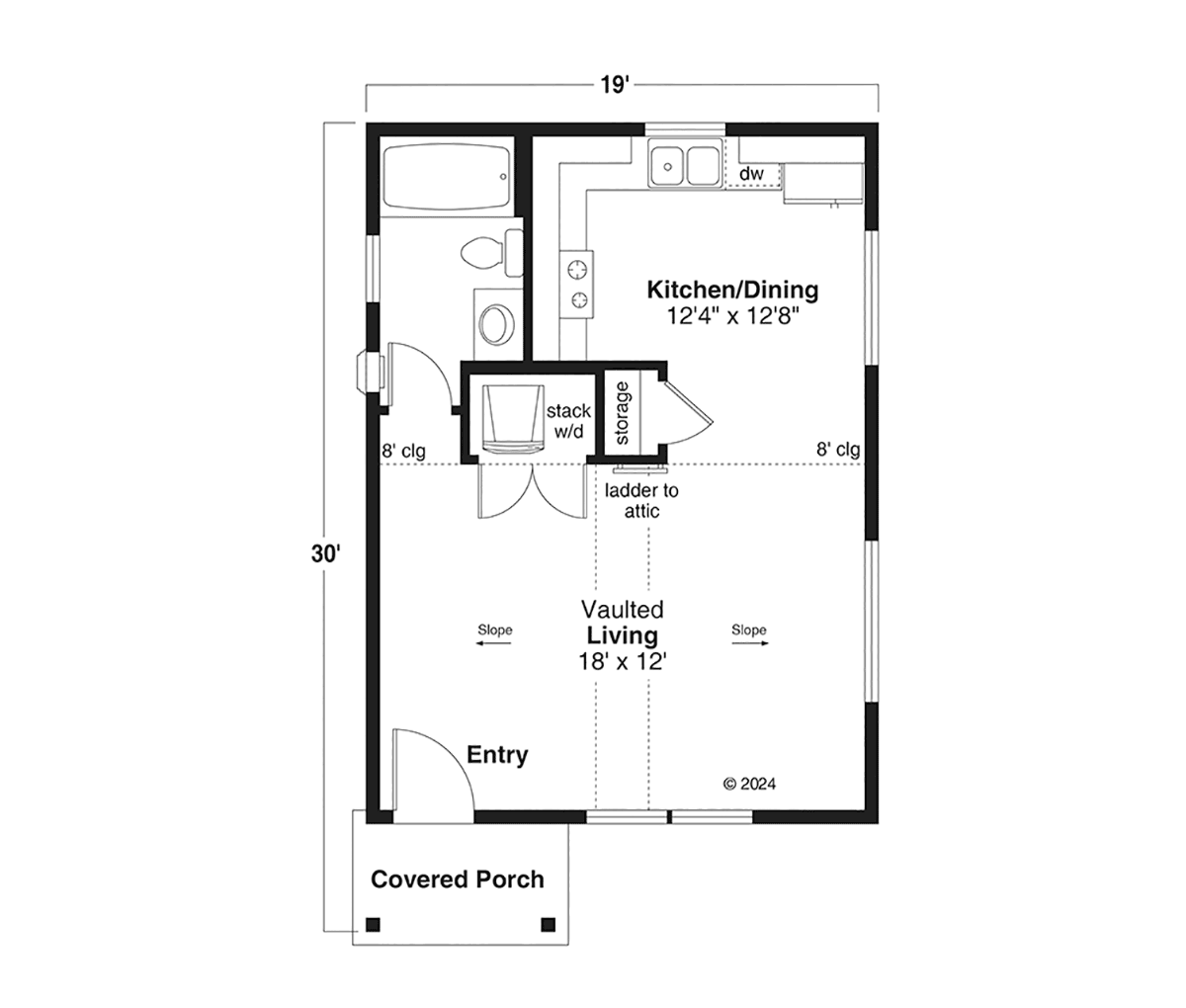 House Plan 43786 Level One