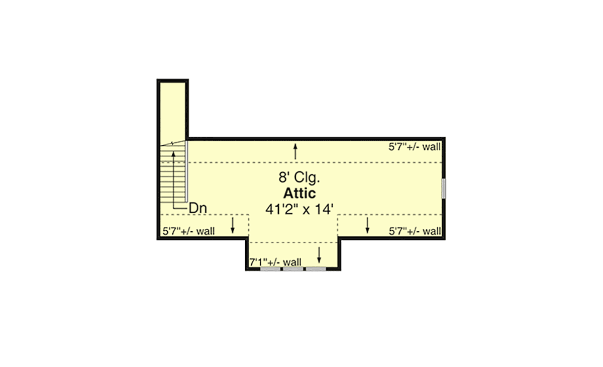House Plan 43793 Level Two