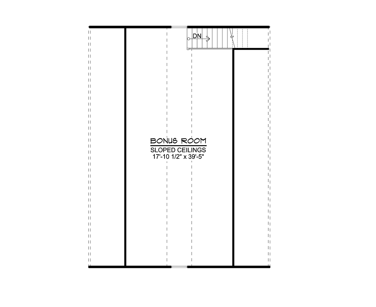 Garage Plan 43904 - 2 Car Garage Apartment Level Two