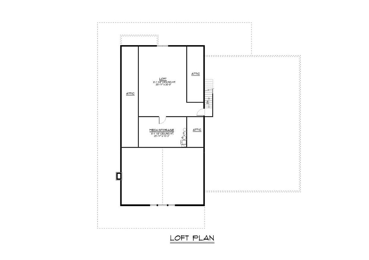 House Plan 43907 Level Two