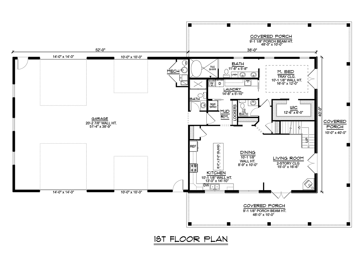 House Plan 43924 Level One