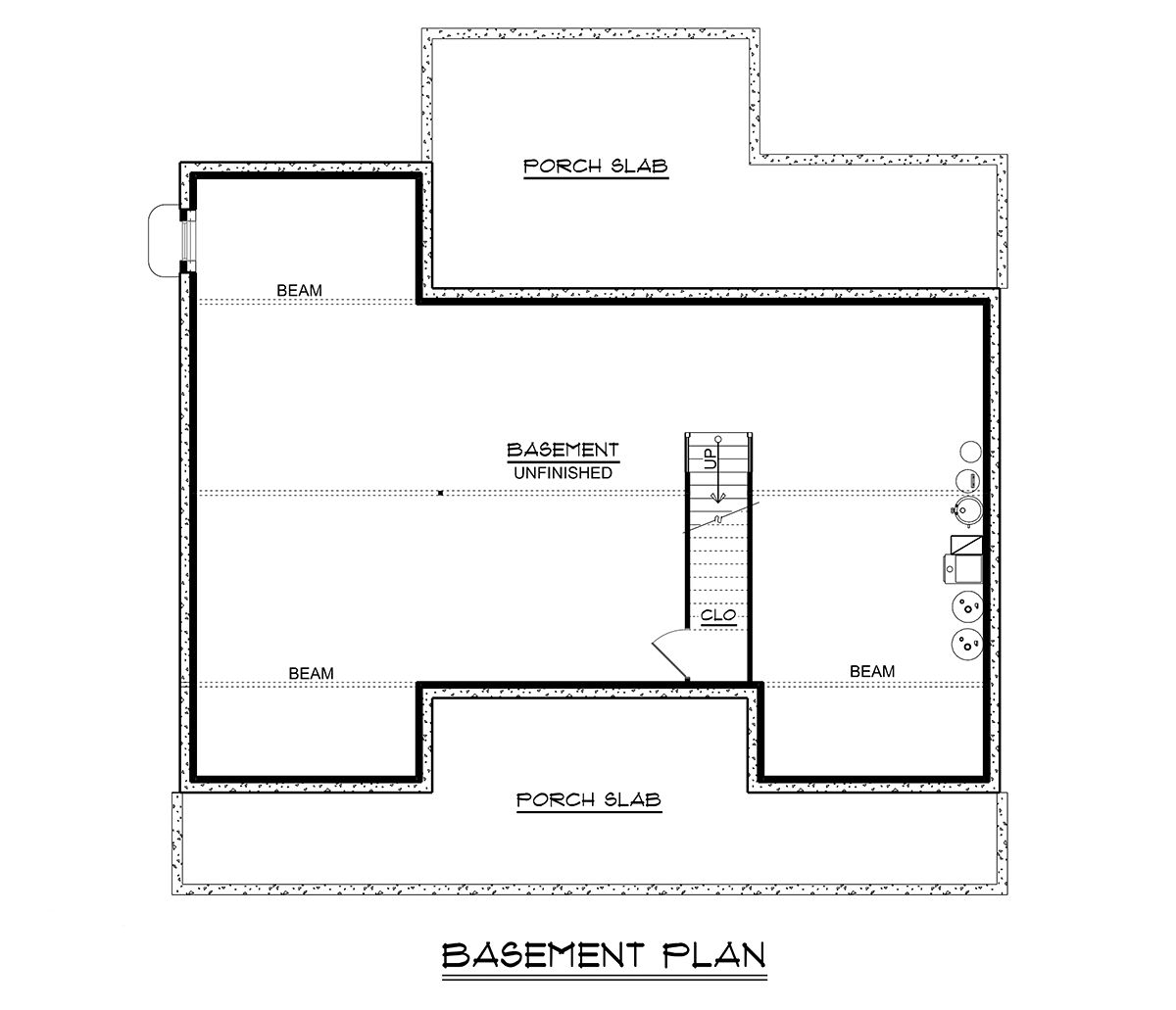 House Plan 43928 Lower Level