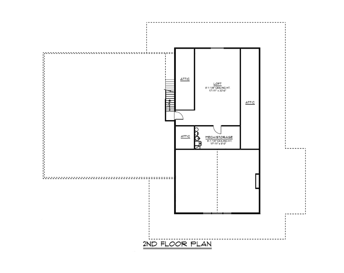House Plan 43937 Level Two