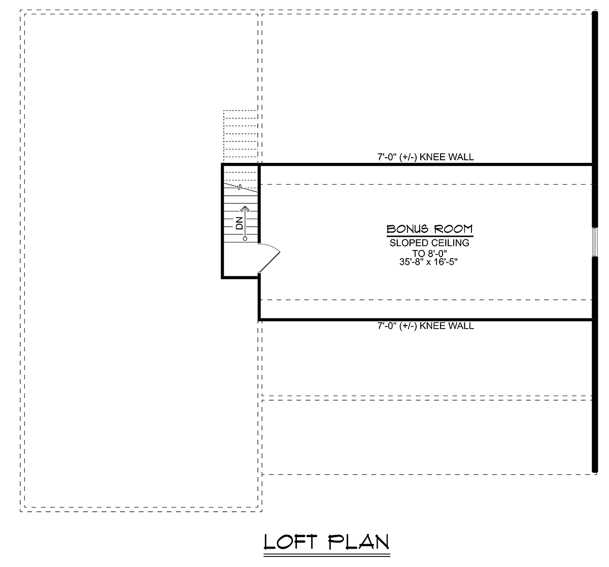 Garage Plan 43940 - 5 Car Garage Apartment Level Two