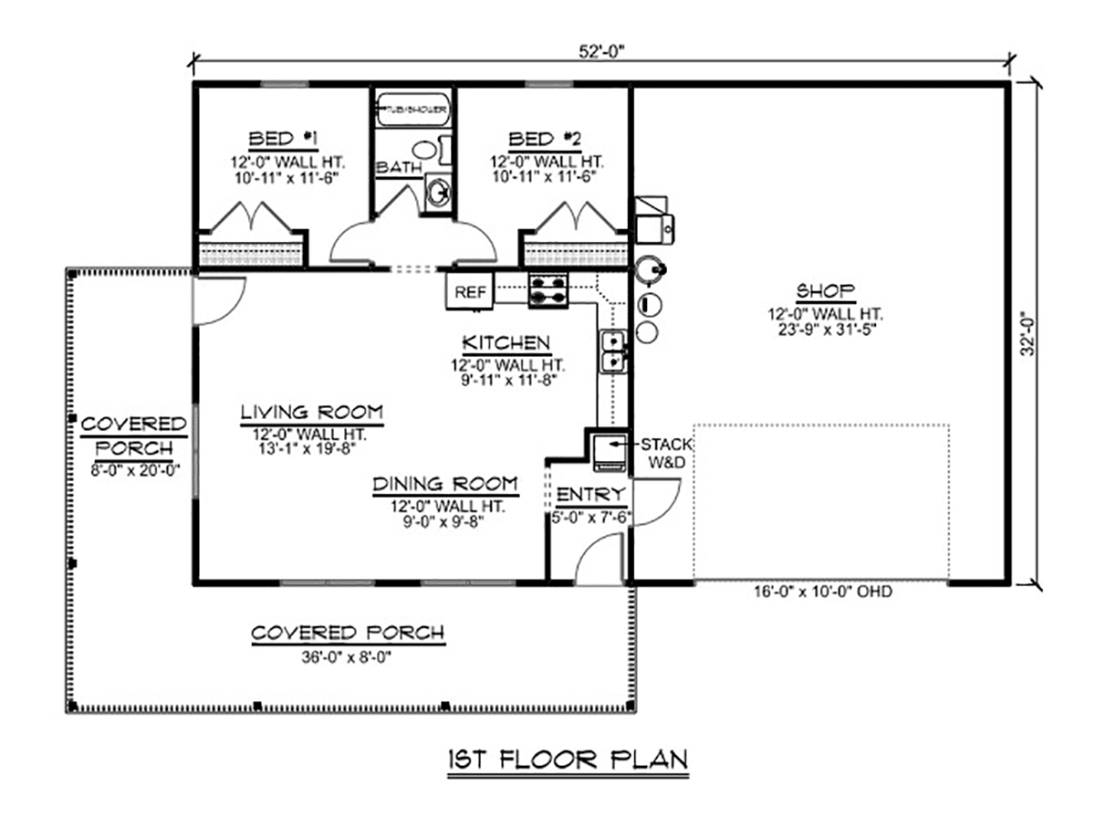 House Plan 43942 Level One