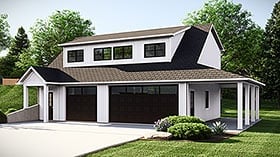 Plan 43949 - 831 Square Feet