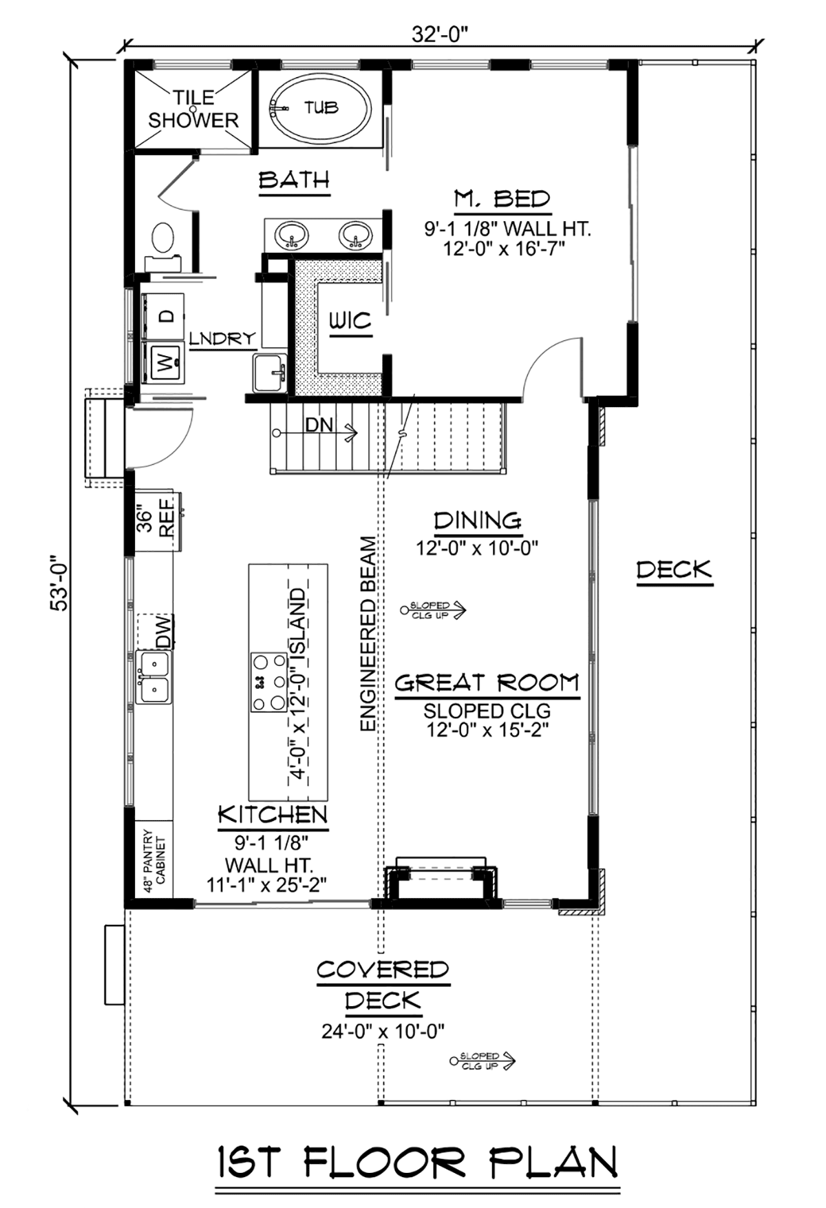 House Plan 43957 Level One