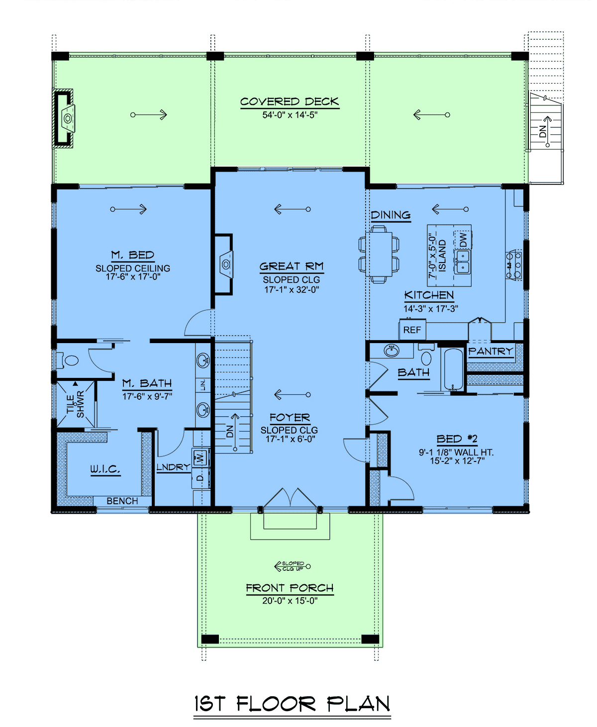 House Plan 43963 Level One