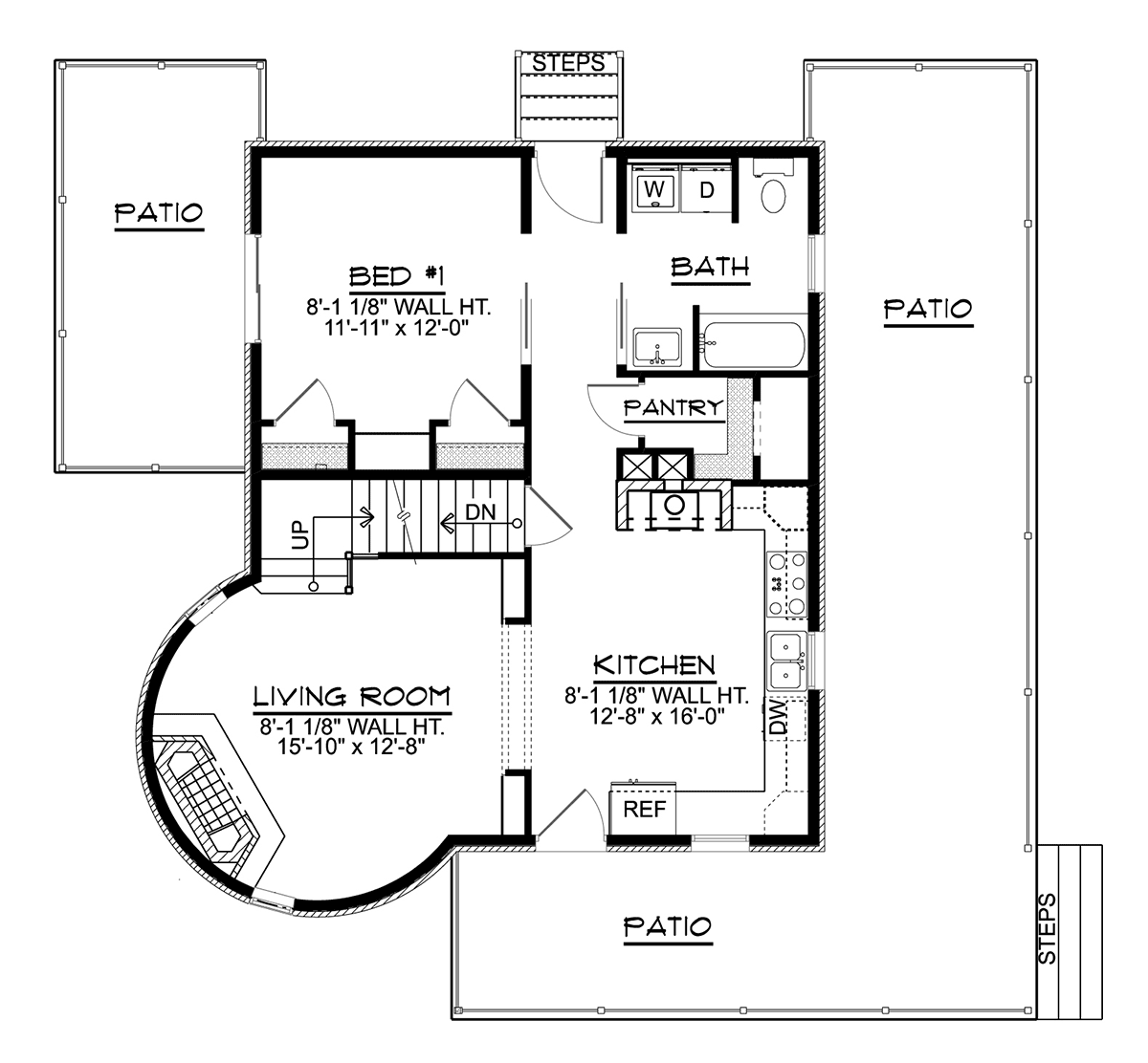 House Plan 43980 Level One