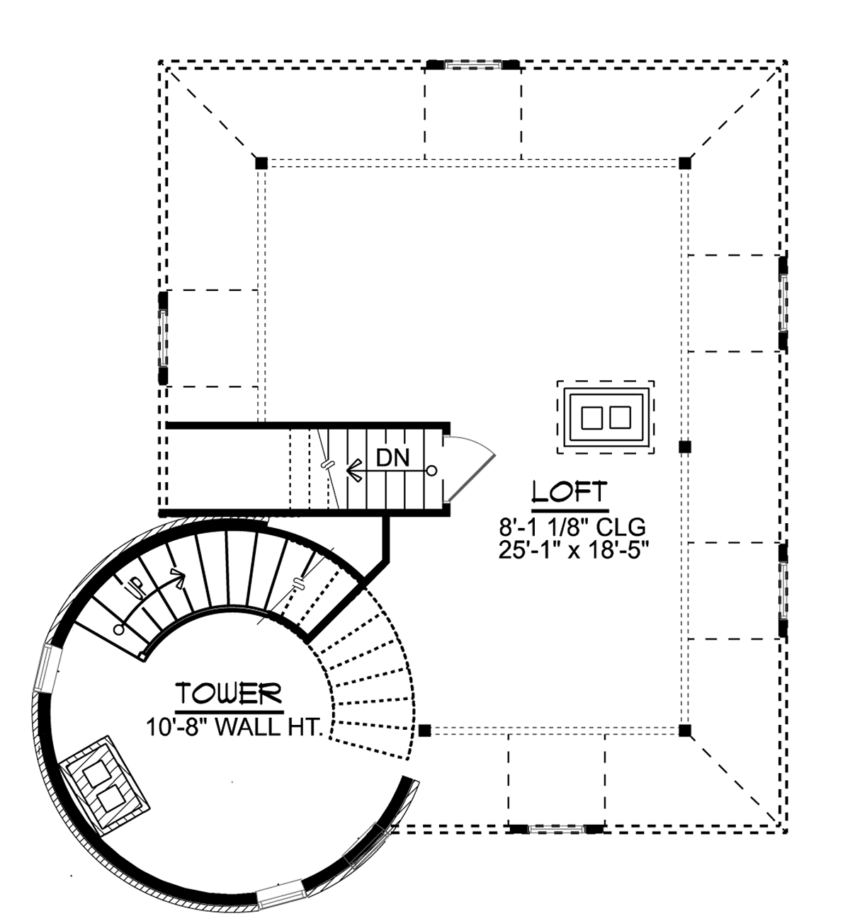 House Plan 43980 Level Two