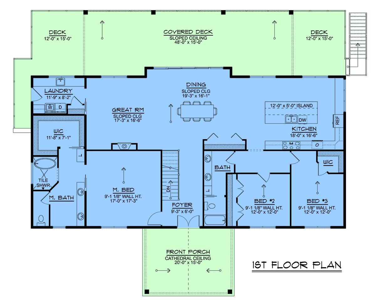 House Plan 43981 Level One