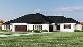 Plan 43984 - 3192 Square Feet