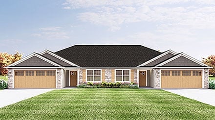 Plan 43985 - 2762 Square Feet
