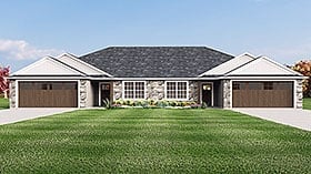 Plan 43986 - 2762 Square Feet
