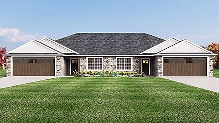 Plan 43986 - 2762 Square Feet