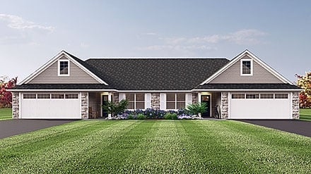 Plan 43987 - 2280 Square Feet