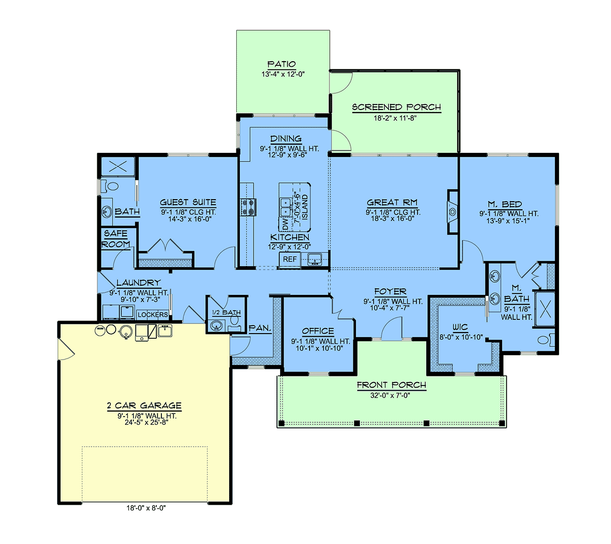 House Plan 43997 Level One
