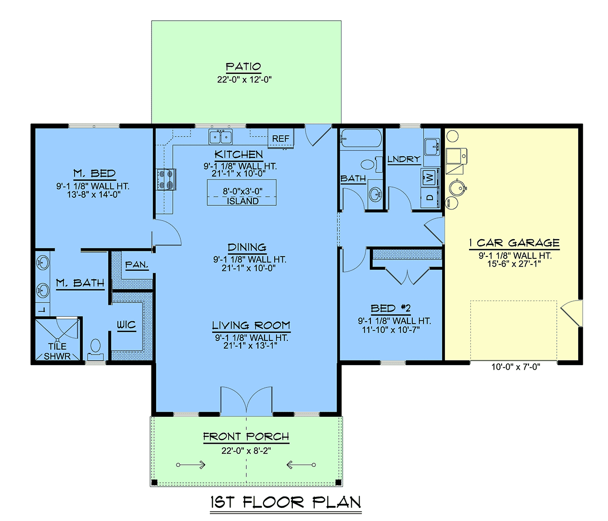 House Plan 43998 Level One
