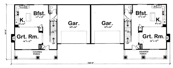 Multi-Family Plan 44105 Level One