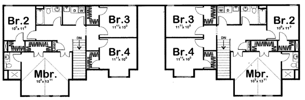 Multi-Family Plan 44105 Level Two
