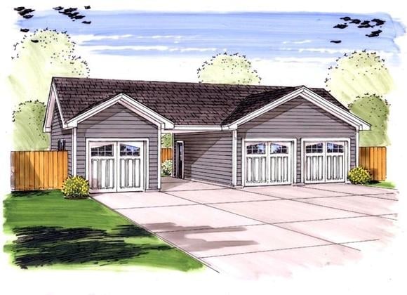 Garage Plan 44156