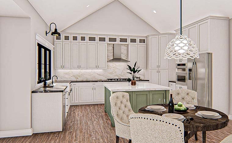 Plan 44205 | Farmhouse Style with 3 Bed, 3 Bath, 2 Car Garage